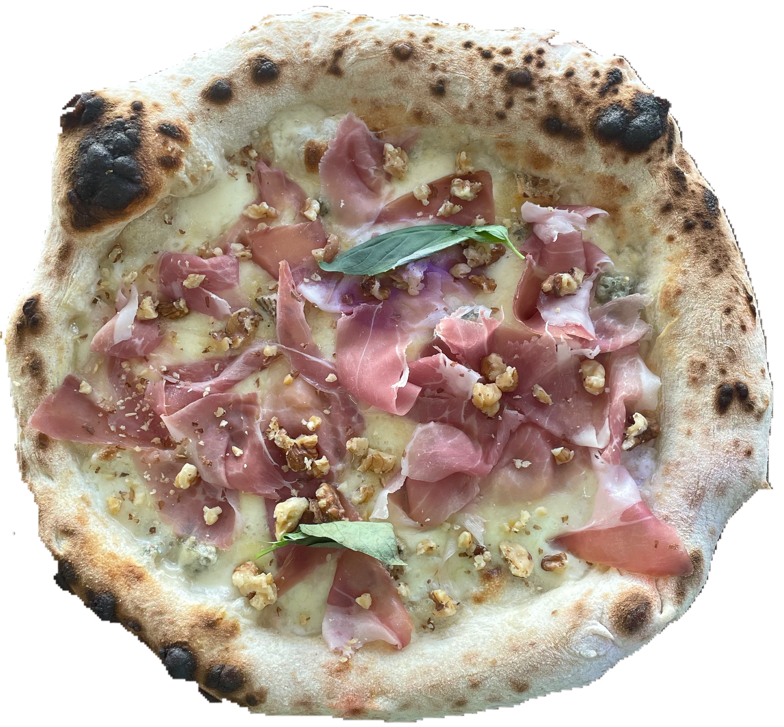 Pizza TARTUFO
Mozzarella, crème de truffe, champignons, basilic frais