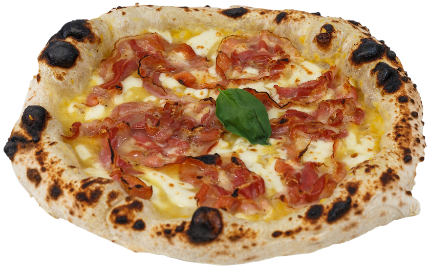 Pizza PEPPE RESISTE
Sauce tomate, basilic frais, Mozzarella, Pepperoni