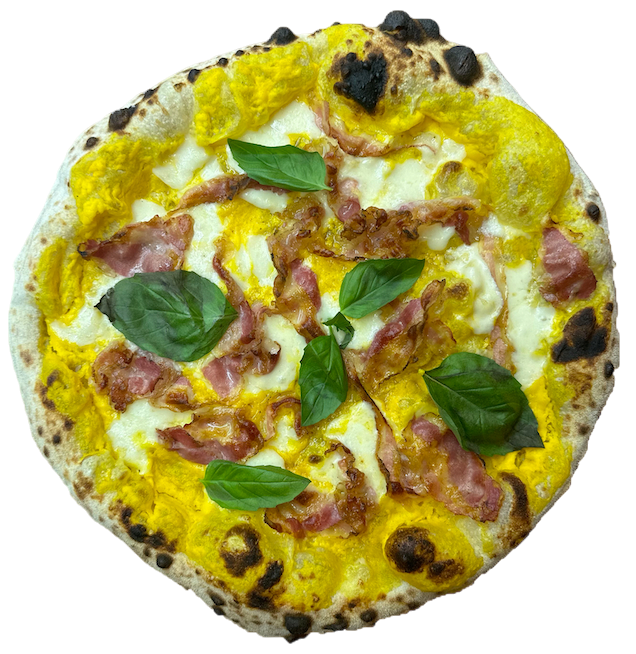 Pizza TARTUFO
Mozzarella, crème de truffe, champignons, basilic frais