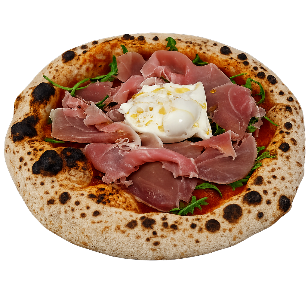 Pizza MARGHERITA
Sauce tomate, basilic frais, Mozzarella